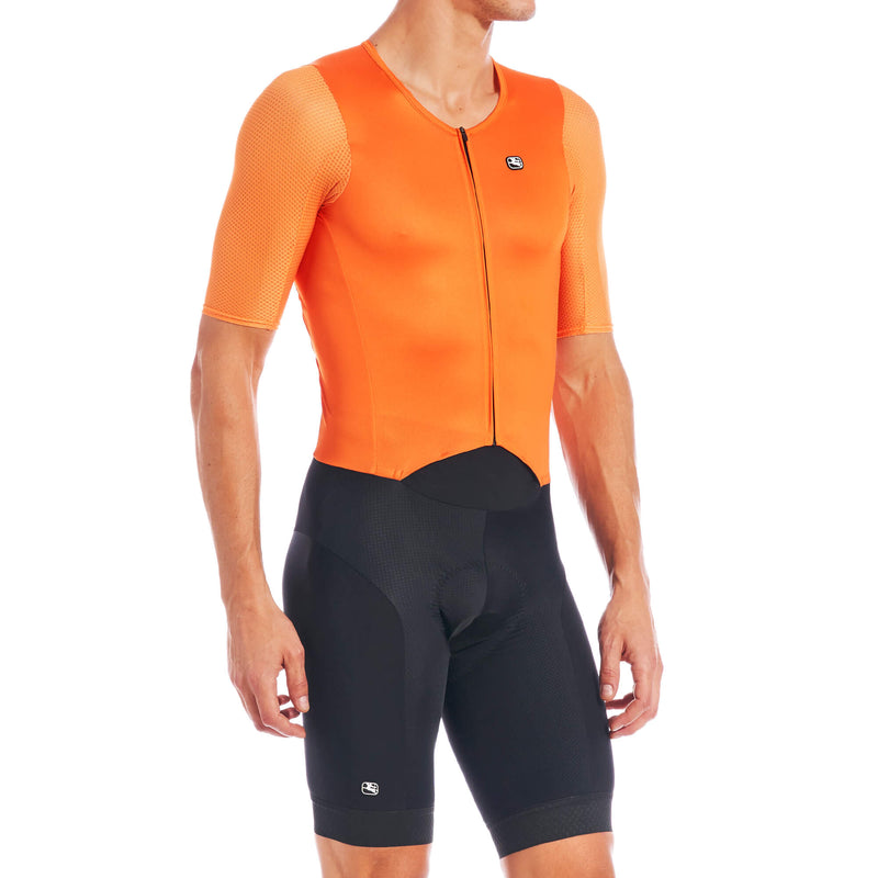 Men's SilverLine Doppio Suit by Giordana Cycling, ORANGE, Made in Italy