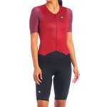 Women's SilverLine Doppio Suit by Giordana Cycling, POMEGRANATE RED, Made in Italy