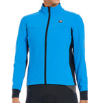 Women's SilverLine Winter Jacket by Giordana Cycling, ARCTIC BLUE, Made in Italy