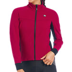 Women's SilverLine Winter Jacket by Giordana Cycling, SANGRIA, Made in Italy