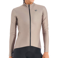 Women's SilverLine Thermal Long Sleeve Jersey by Giordana Cycling, DOVE GREY, Made in Italy
