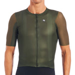 Men's SilverLine Jersey by Giordana Cycling, OLIVE GREEN, Made in Italy