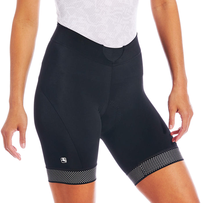 Women's SilverLine Short by Giordana Cycling, REFLECTIVE, Made in Italy