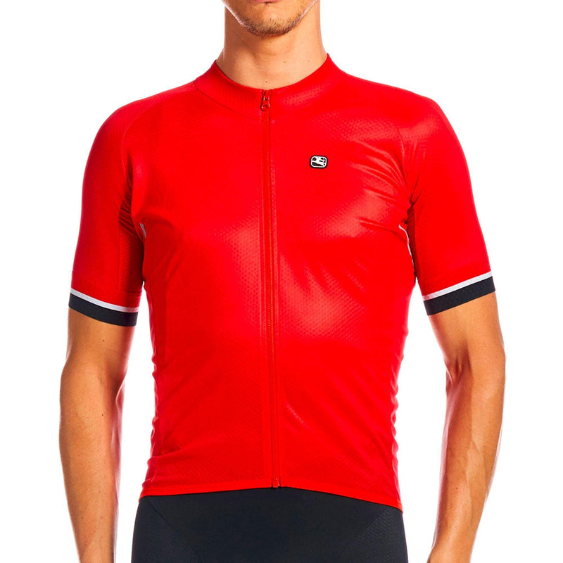 Men's SilverLine Jersey by Giordana Cycling, RED, Made in Italy
