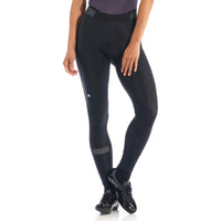 Women's SilverLine Thermal Tight by Giordana Cycling, BLACK, Made in Italy