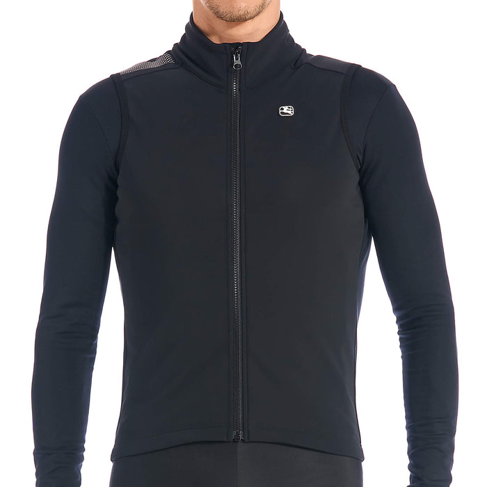 Men's SilverLine Thermal Vest by Giordana Cycling, BLACK, Made in Italy