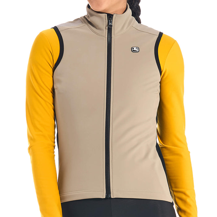 Women's SilverLine Thermal Vest by Giordana Cycling, DOVE GREY, Made in Italy