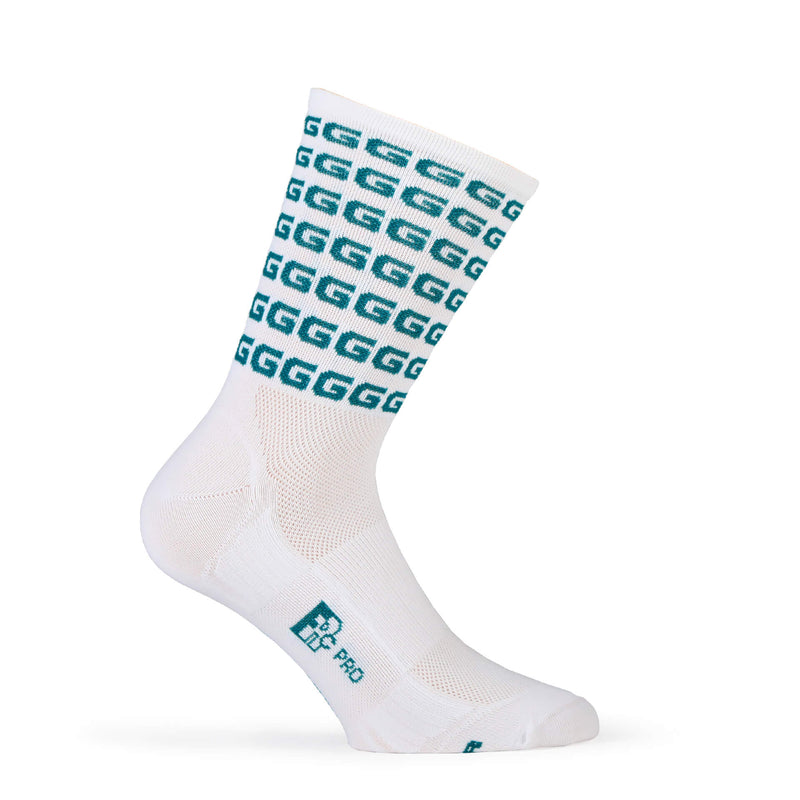 FR-C Tall G Socks by Giordana Cycling, PETROL, Made in Italy