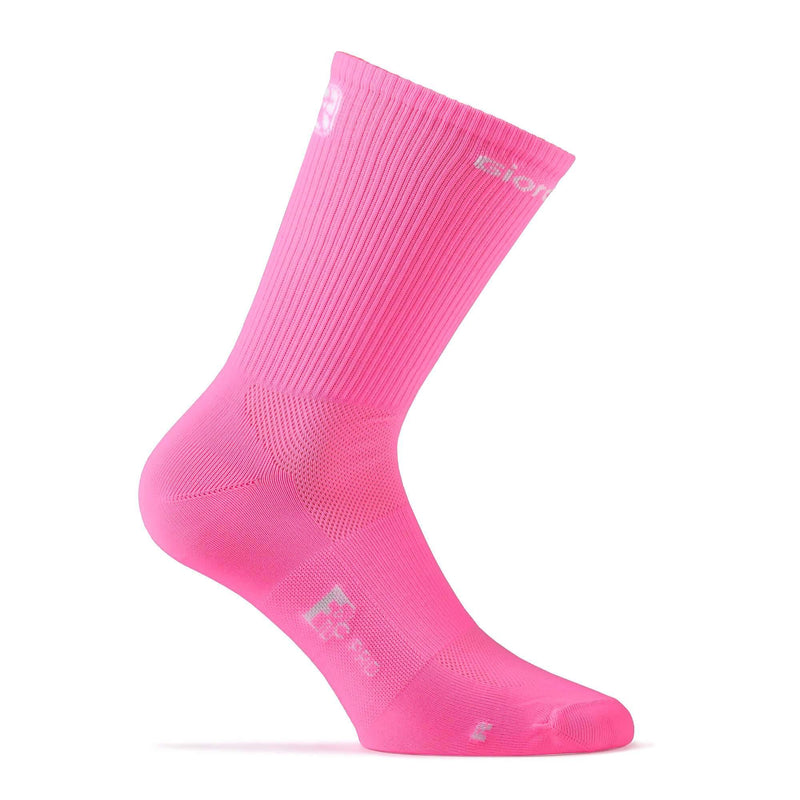 FR-C Tall Solid Socks by Giordana Cycling, NEON PINK, Made in Italy