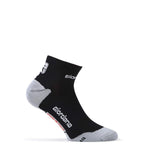 FR-C Low Socks by Giordana Cycling, BLACK/WHITE, Made in Italy