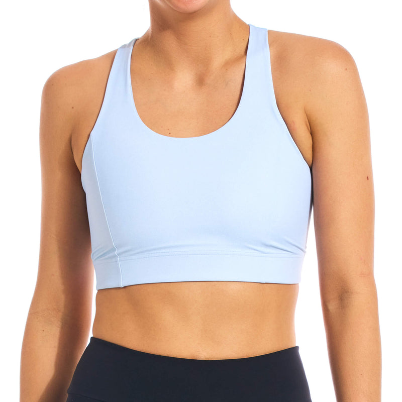 Women's Activewear Sports Bra by Giordana Cycling, ICE BLUE, Made in Italy