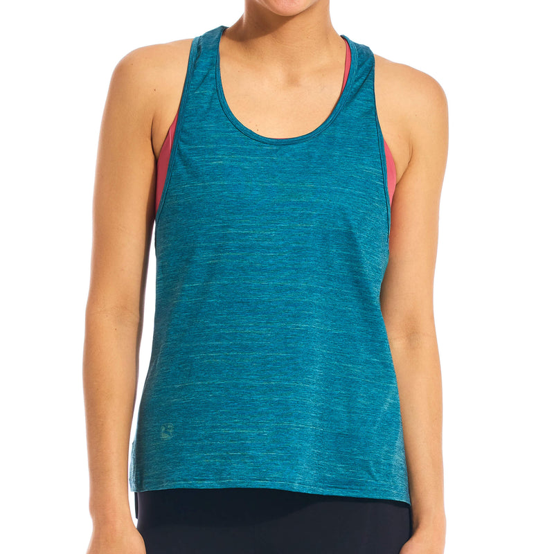 Women's Activewear Tank by Giordana Cycling, OCEAN GREEN, Made in Italy