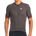Men's Wool Jersey by Giordana Cycling, BLACK, Made in Italy