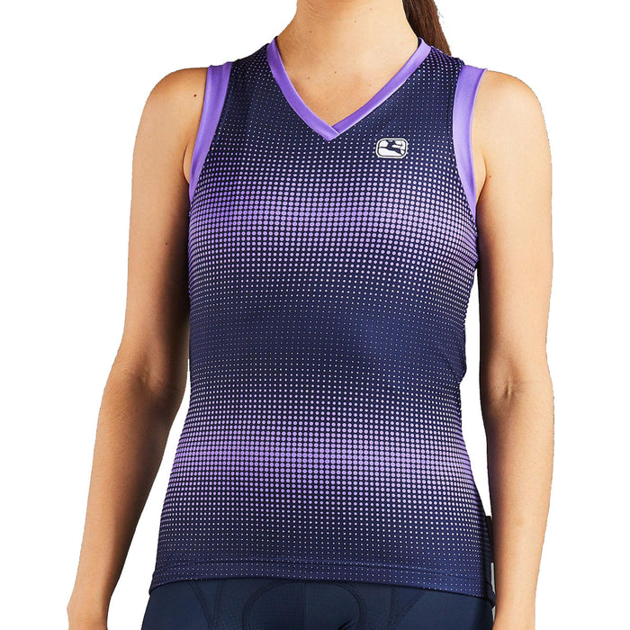 Women's Arts Mimosa Tank by Giordana Cycling, PURPLE, Made in Italy