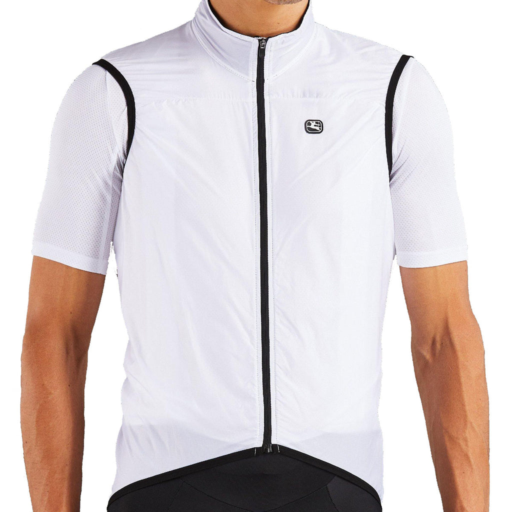 Zephyr Vest by Giordana Cycling, WHITE, Made in Italy