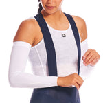 Sun Sleeves by Giordana Cycling, WHITE, Made in Italy