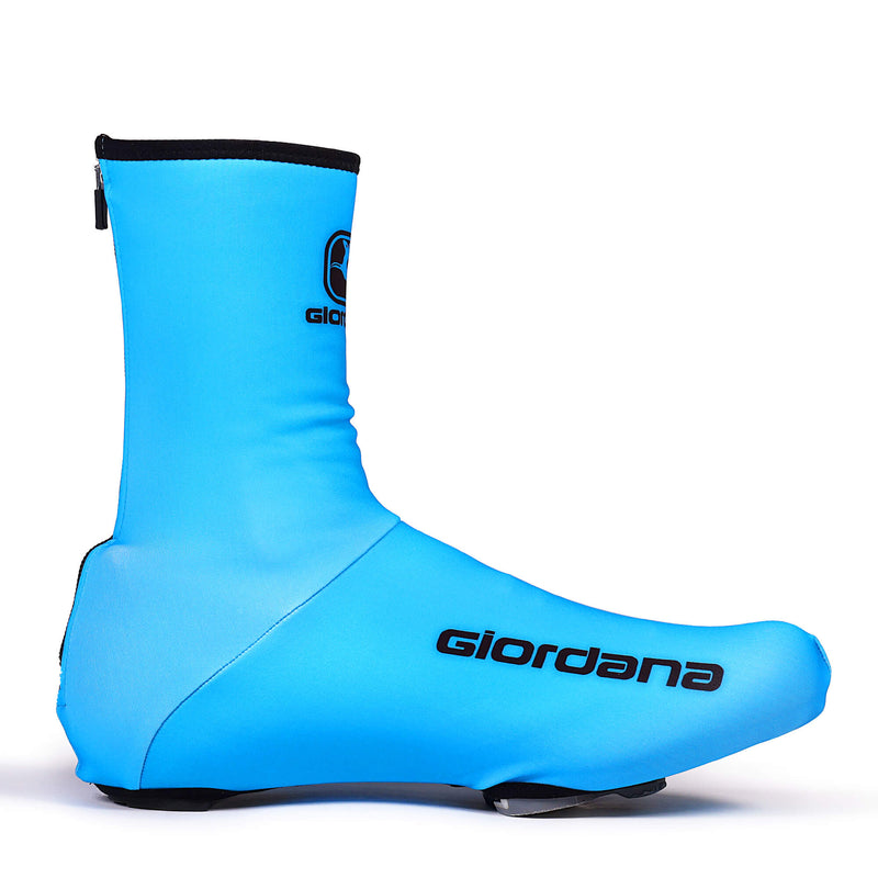 Insulated Shoe Covers by Giordana Cycling, ARCTIC BLUE, Made in Italy