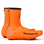 Insulated Shoe Covers by Giordana Cycling, FLUO ORANGE, Made in Italy