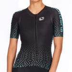 Women's Vero Forma Lyte Low Collar Jersey by Giordana Cycling, BLACK, Made in Italy