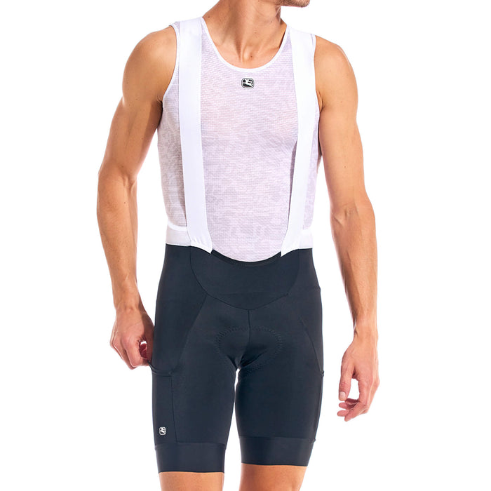 Men's Vero Pro Cargo Bib Short by Giordana Cycling, BLACK, Made in Italy