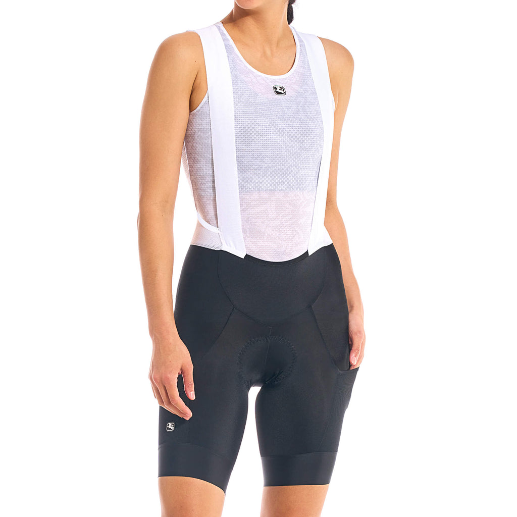 Women's Vero Pro Cargo Bib Short by Giordana Cycling, BLACK, Made in Italy