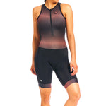 Women's Vero Pro Tri Sleeveless Suit by Giordana Cycling, CORAL, Made in Italy