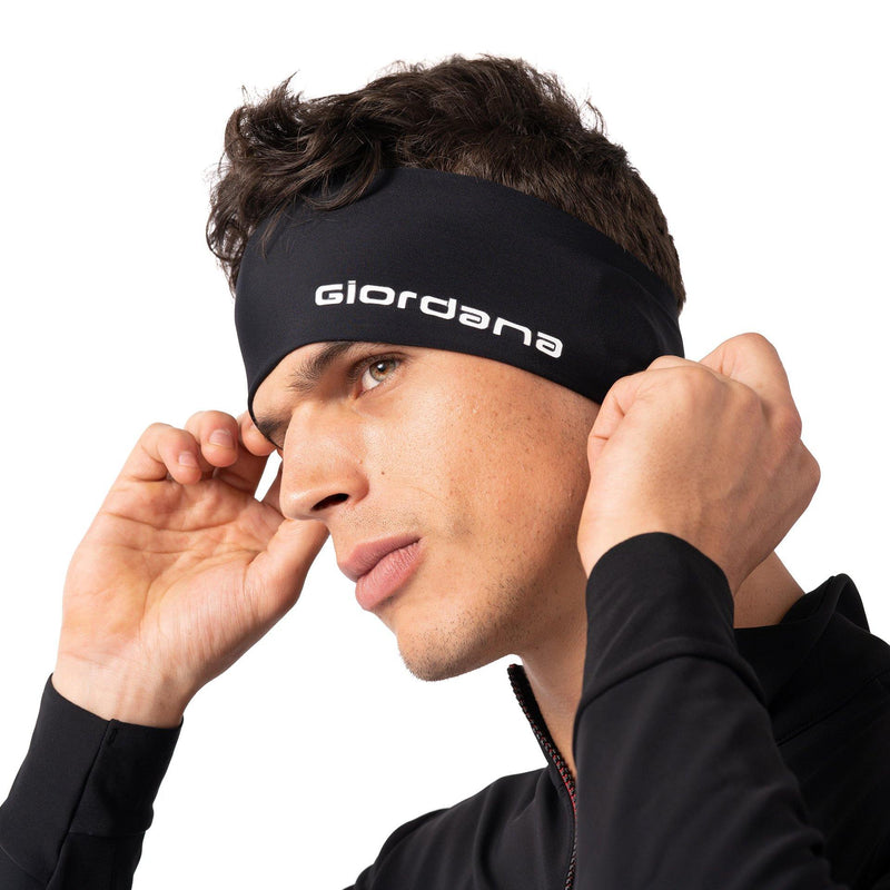 Ear Cover by Giordana Cycling, BLACK, Made in Italy