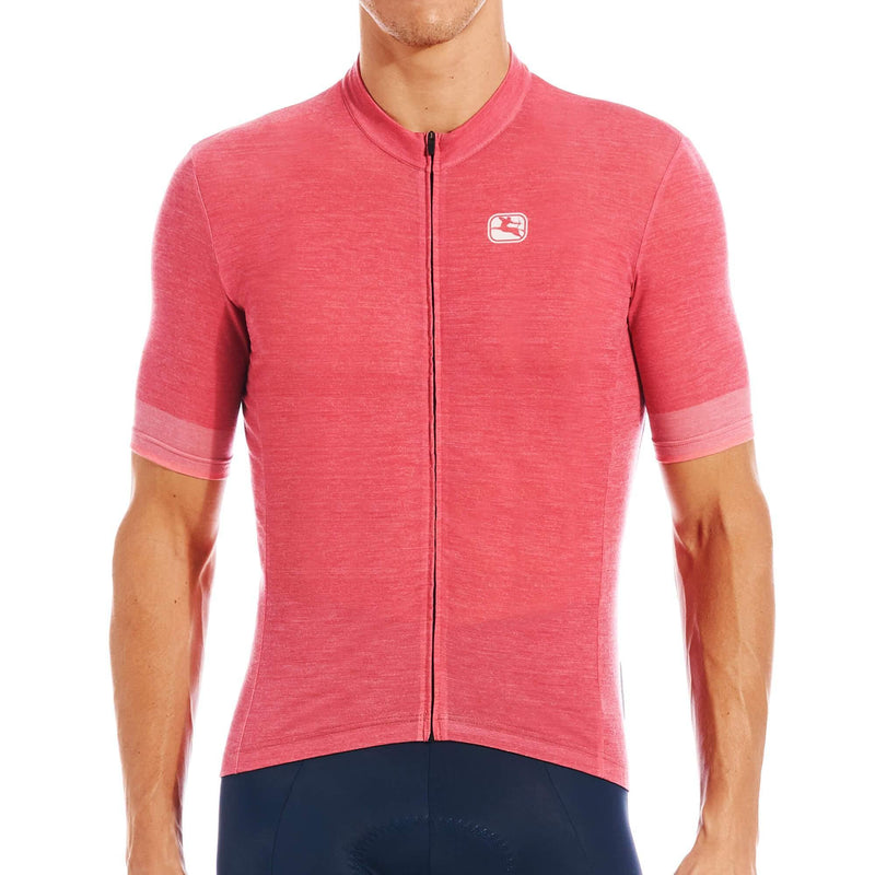 Men's Wool Jersey by Giordana Cycling, DUSTY ROSE, Made in Italy