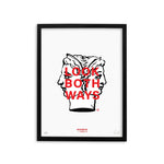 Giordana x Knowlita LOOK BOTH WAYS® Print by Giordana Cycling, WHITE/RED, Made in Italy