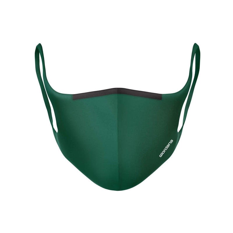 Youth Mask - Solid by Giordana Cycling, GREEN, Made in Italy